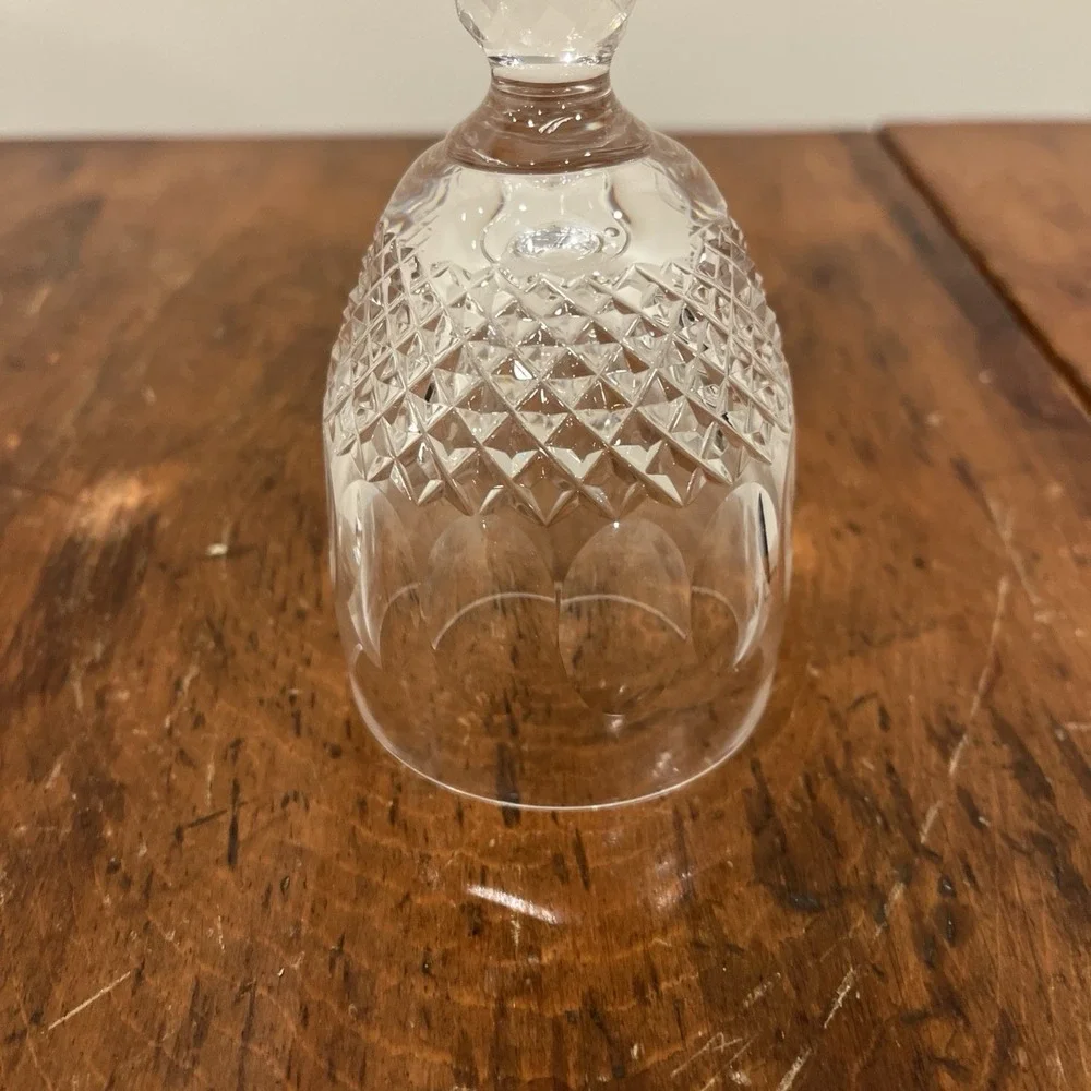 2 - Waterford Crystal Colleen Pattern - Short Stem Claret Wine Glasses 4 3/4